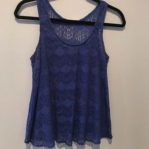 Lush knitted tank top